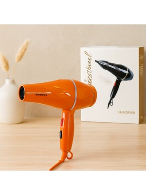 Akıllı Bayi 2500W Saç Kurutma Makinesi (Turuncu) Aby