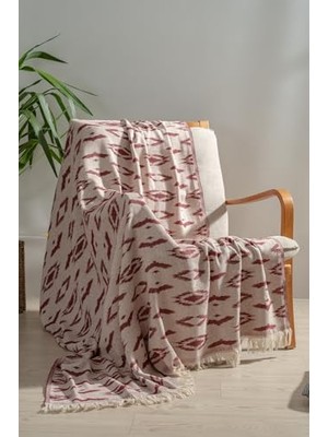Toptan Budur %100 Pamuk Çok Amaçlı Örtü, Koltuk Şalı ve Tv Battaniyesi, 130X170 Cm, Dekoratif Ev Tekstili