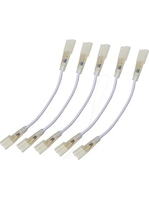 Toptan Budur 8X16 Kablolu Çift Taraflı Neon LED Birleştirme Aparatı, 5 Adet