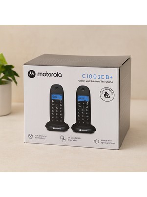 Akıllı Bayi Kablosuz Dijital Ev Telefonu Siyah (Arayan Numara Görme) Aby