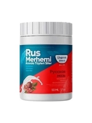 Bezos Hintohu Olegovich Medicine Tüy Dökücü Azaltıcı Merhem 50 ml 3 Adet + Genital Bölge Merhemi 50 ml 3 Adet