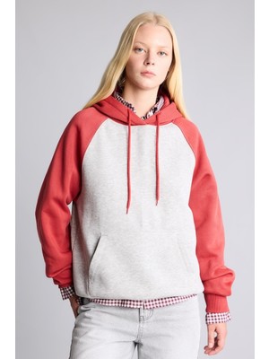 Defacto  Kadın Sweat I3832AX/RD256 Red