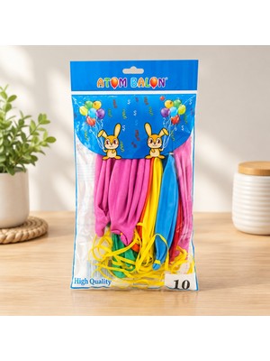 TKÇ Jumbo Lastikli Balon 10'lu Ab