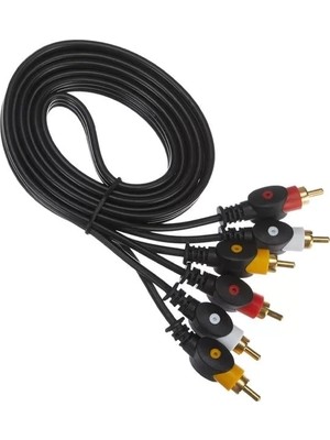 Hubrendy Sh 3 Rca-3rca 5 Metre Elektromer Kablo
