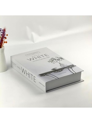 Toptan Budur Kitap; Bak Gel Al Görünümlü Dekoratif Kutu, Iskandinav Tarzı Kitap Şeklinde Saklama Kutusu, Ev