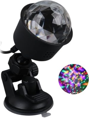 Toptan Budur Projeksiyon Atmosferli 4 W Sihirli Rgb LED Disko Topu
