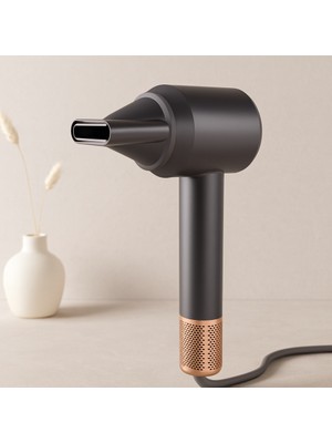 Akıllı Bayi 1500W Bldc Turbo Saç Kurutma Makinesi - 3 Hız, 4 Isı Ayarı (Gri) Aby