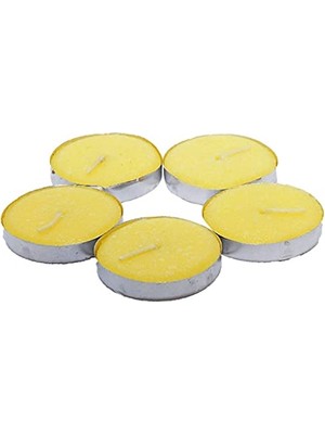 Toptan Budur Tea Lights Sarı Mum 5AD