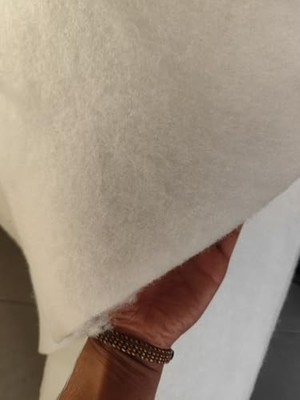 Toptan Budur Vatka Elyaf 500 G. (EN:100 CM/BOY:200 Cm)- Sarma Elyaf; Yorgan Elyafı, Mont Elyafı (1, Beyaz 500 G