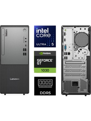 Lenovo Thinkcentre Neo 50T Gen 6 Ultra 5 225 13BD007UTR-K143 16GB 512GB Gt 1030 2gb Freedos Masaüstü Bilgisayar