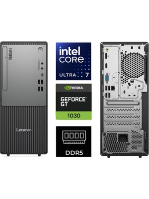 Lenovo Thinkcentre Neo 50T Gen 6 Ultra 7 265 13BD007UTR-K339 32GB 1tb Gt 1030 2gb Freedos Masaüstü Bilgisayar