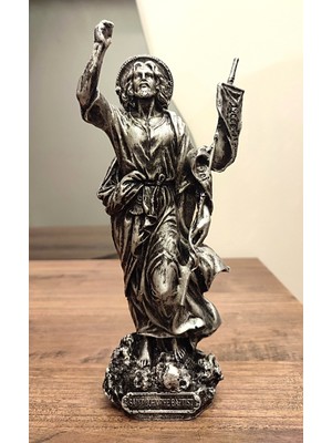 Antioch Art and Design Tasarım Saint John The Baptist Biblo Dekoratif Heykel