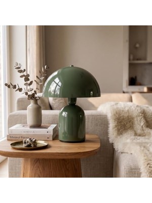 Toptan Budur Soho Mint Yeşili Metal Masa Lambası