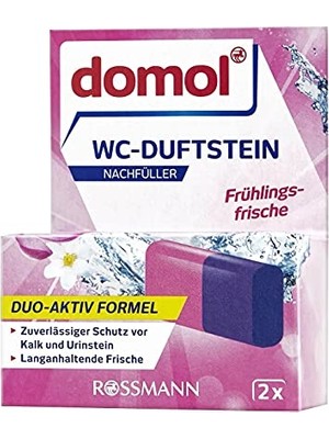 Toptan Budur Wc Kokusu; Klozet Blok Yedek Bahar Ferahlığı, 2X40 G 80 G