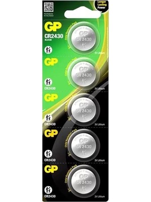 Hubrendy Sh Gp CR2430 3 Volt Lityum Pil (5'li Paket)