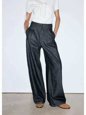 Mango Barrel Fit Denim Pantolon
