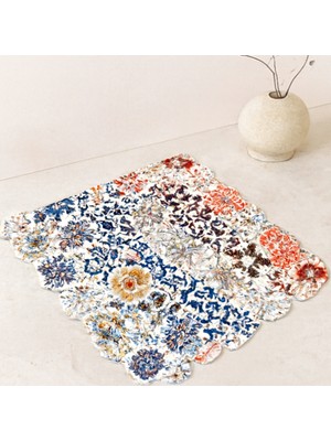 Akıllı Bayi Dikdörtgen Kaydırmaz Su Emici Banyo Paspası 70X34 cm