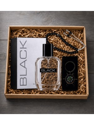 vegahediye v vega Black Edition Erkek Hediye Seti (Erkek Parfüm & Tesbih & Pusula Anahtarlık) Sevgiliye Hediye, Erkeğe Hediye, Babaya Hediye