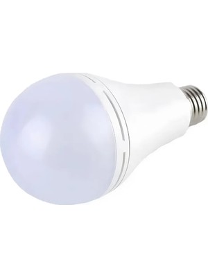 Şarjlı LED Ampul 6500K Soğuk Beyaz E27 Duy Enerji Tasarruflu