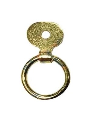 Halkalı Tablo, Çerçeve Askısı, Küçük, 15X28MM, Sarı - 100 Adet