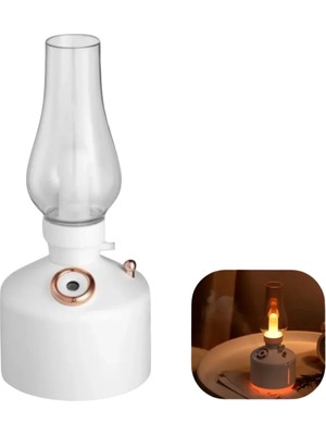 Str Store Retro LED Işıklı 1200 Mah Şarjlı Aroma Difüzörü 280 ml Su Kapasiteli