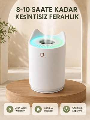 Str Store Ultrasonik Hava Nemlendirme Cihazı 7 Renk LED Aromaterapi Difüzör