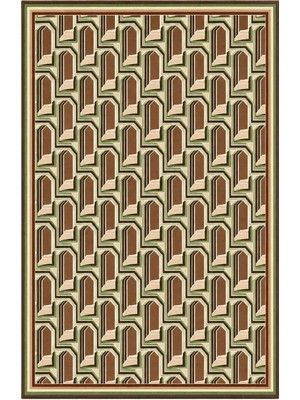 Rugs Modern Halı Sdtplus Art Deco Geometrik Desenli Ince Dokuma Taban Salon Halısı OZL280