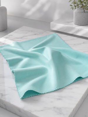 TKÇ Mikrofiber Cam Temizleme Bezi 1 Adet Ev ve Ofis Kullanımı Xml