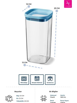 Str Store Seoul Kuru Gıda Saklama Kabı 1800ML