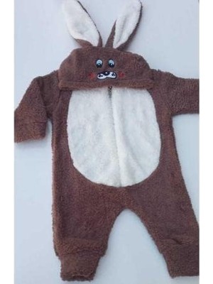 Str Store Flower Minik Tavşan Peluş/yünlü Bebek Tulum