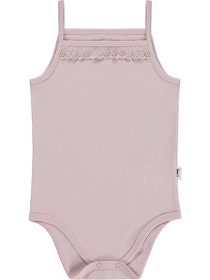 Str Store Baby Kız Bebek Çıtçıtlı Badi 12-24 Ay Pembe