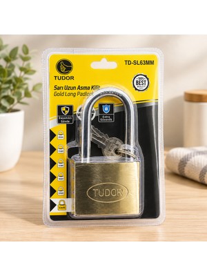 Str Store Uzun Kancalı 63MM Sarı Asma Kilit