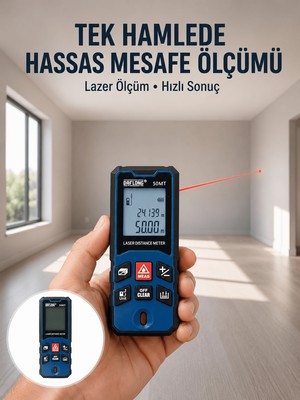 Str Store Lazer Metre 50 mt Hassas ve Hızlı Ölçüm Özellikli Yeni Nesil