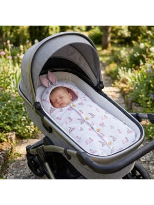 Str Store %100 Pamuk Bebe Lapin Rose Muslin Kundak Battaniye Pembe BSSNT1019