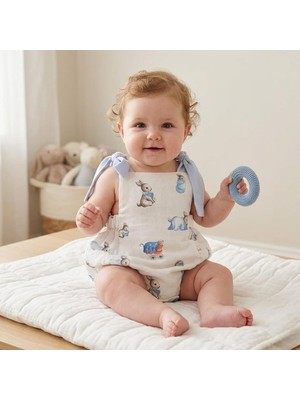 Str Store %100 Pamuk Müslin Bebek Tulum - Bébé Lapin BBKTLM-BEL-00612A