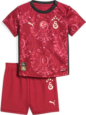 Str Store Gsk Third Babykit W/os W/os Unisex Çocuk Eşofman Takımı Team Regal Red Pumateam Gold 1-2 Yaş