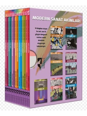 ‎ Hayalperest Yayınevi Modern Sanat Akımları (Kutulu Set 14 Kitap)