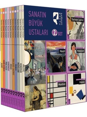 ‎ Hayalperest Yayınevi Sanatın Büyük Ustaları 2. Set (10 Kitap Takım)
