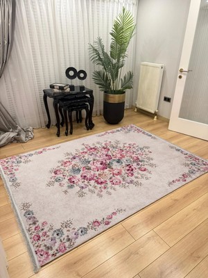 Efta Halı 4 M2 (160X230 Cm) Dijital Baskı Halı Karma Serisi 1 Renkli Modern Desen Makinede Yıkanabilir Kaymaz Deri Tabanlı