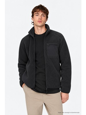 Only & Sons Erkek Onsdallas Sherpa Jacket Peluş Siyah CEKET-22025599