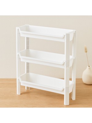 Efnaz Style 3 Katlı Sepet Organizer Raf Ünitesi 465X145X500 mm