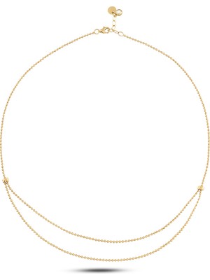 Debora Jewelry 14 Ayar Altın Toplu Tasarım Kolye