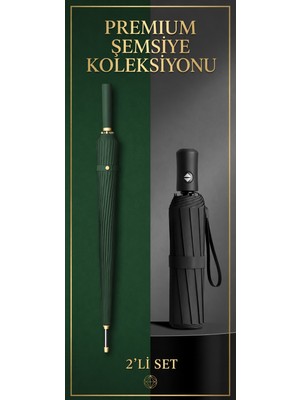 Toptancı Amca 24 Panelli Sağlam Örülmüş Kaburga 120 cm Çaplı Fiberglass Şemsiye + 8 Tel Tam Otomatik Şemsiye Seti
