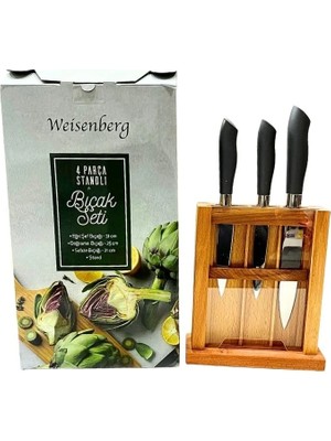 Bezos Weisenberg 4 Parça Standlı Bıçak Seti