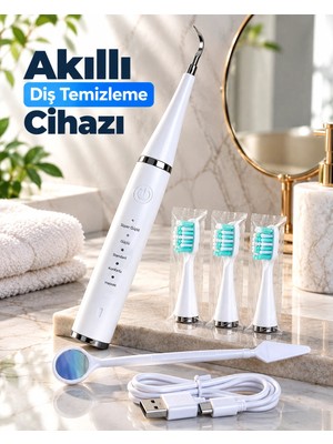 Astraltech Şarjlı Akıllı Diş Temizleme Cihazı 5 Farklı Temizleme Modlu Hassas Bakım Cihazı