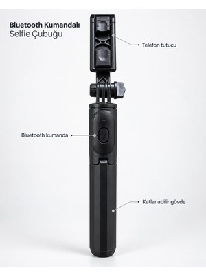Astraltech Katlanabilir Selfie Çubuğu