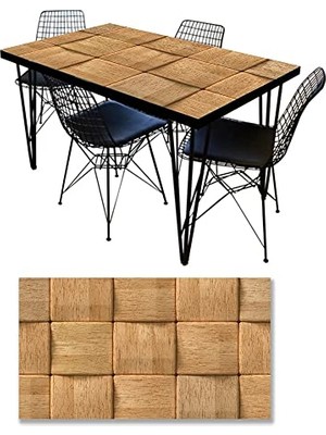 Toptan Budur Masa Kaplama Folyosu Mobilya Masa Kaplama Folyoları 3D Ahşap Desen