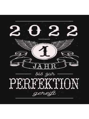 Toptan Budur 1 Jahr Bis Zur Perfektion Gereift 2022: Cooles Geschenk Zum 1. Geburtstag Geburtstagsparty Gästebuc