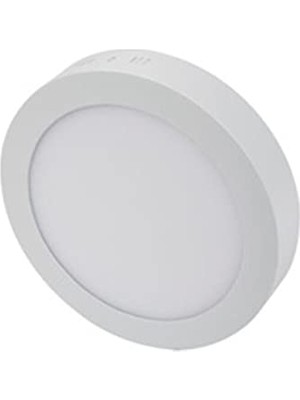 Toptan Budur CT-5273 30W 6400K Beyaz Yuvarlak LED Panel, Alüminyum Kasalı Sıva Üstü Hsplinm-6