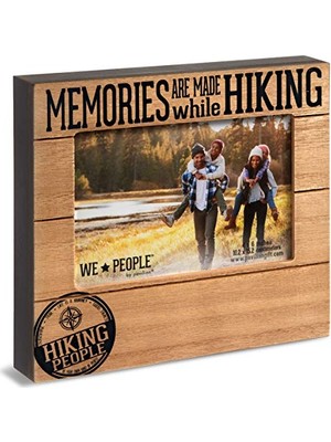 Toptan Budur Memories Are Made While Hiking Temalı Kahverengi, 4 x 6 Inç Resim Çerçevesi